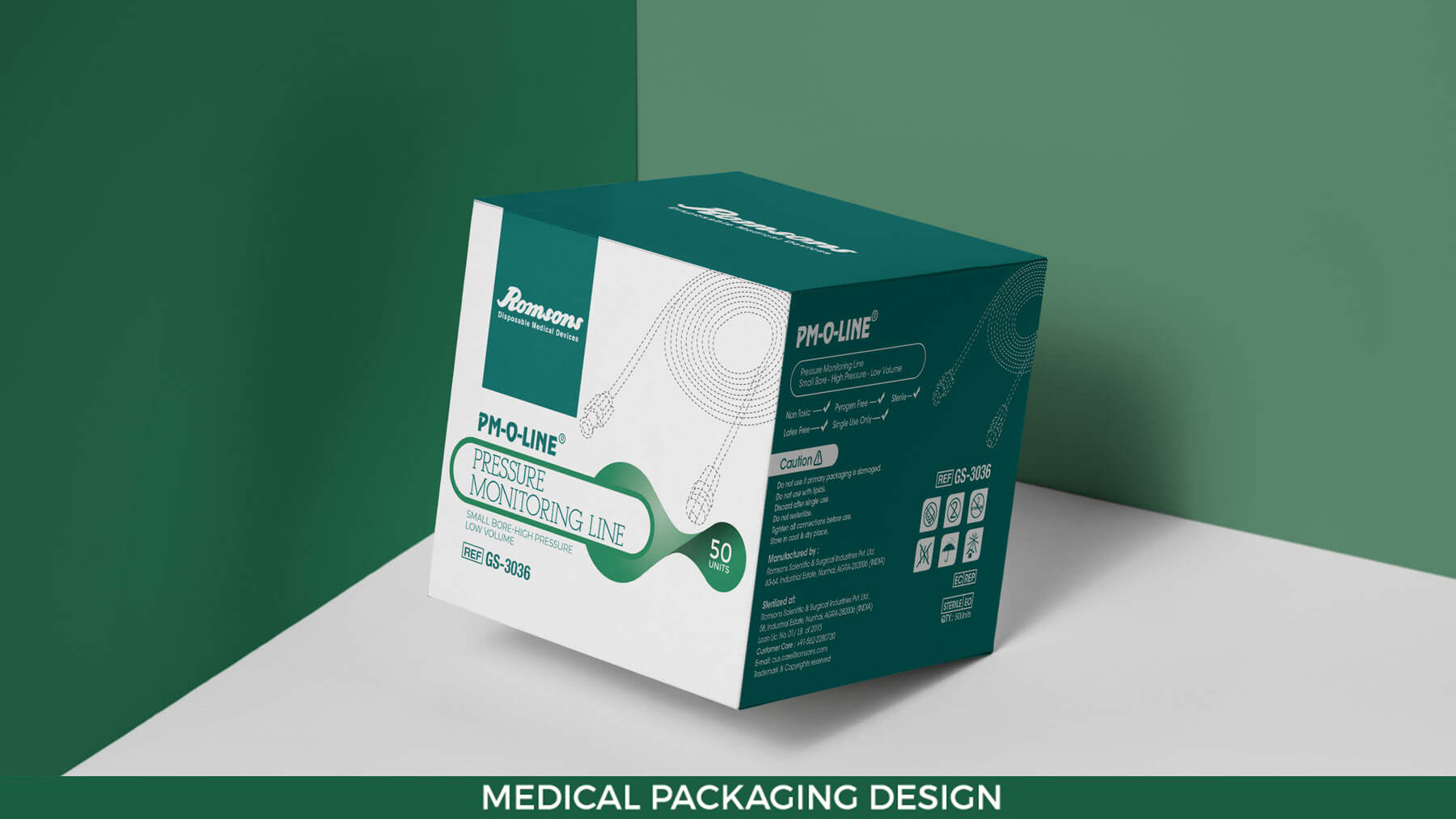 complete design agency romsons medical packaging case study