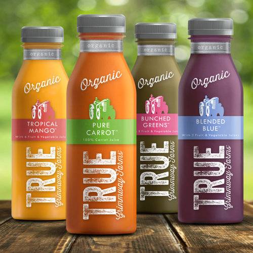 mix vegetable juice packaging design 