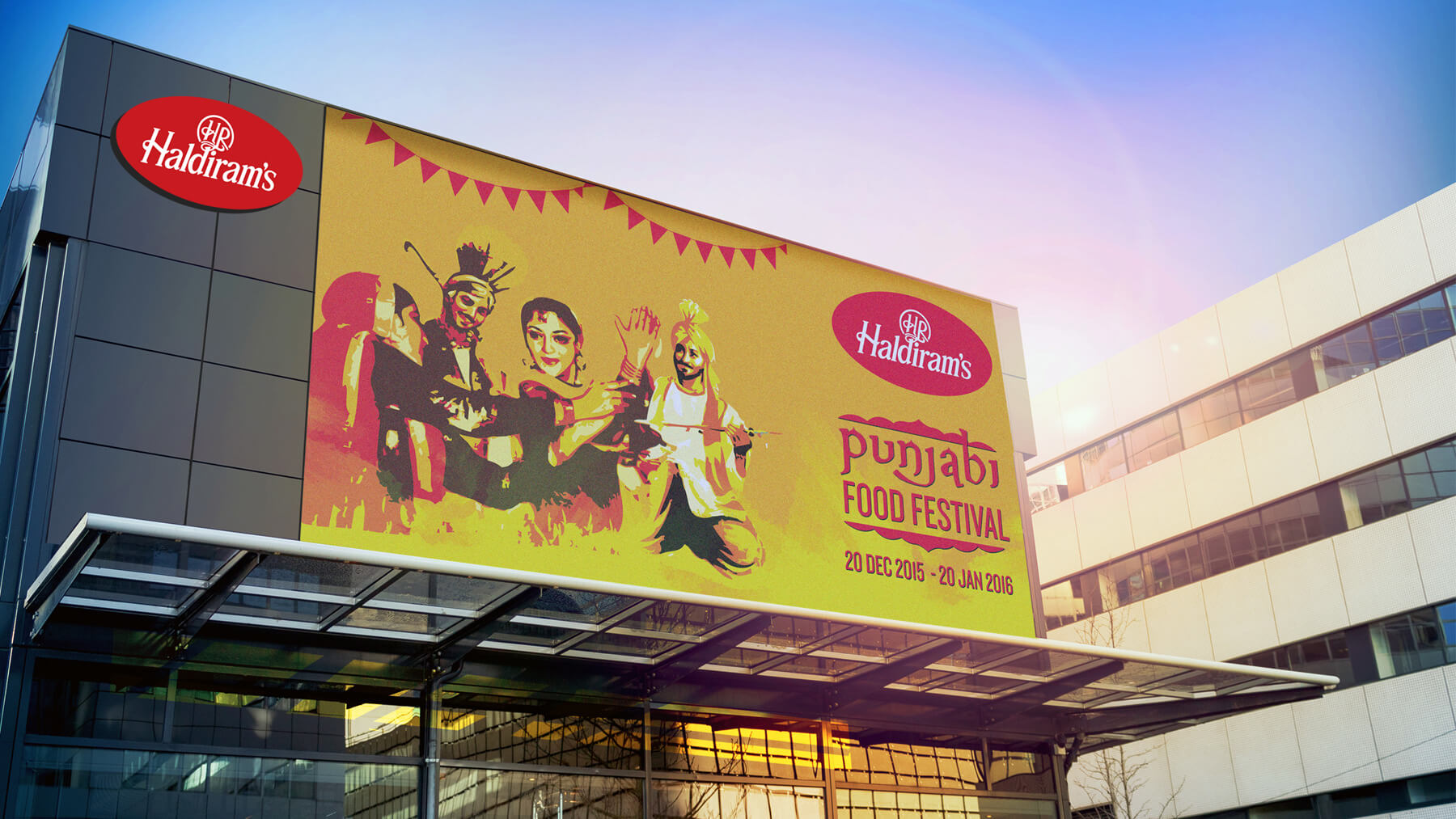 design agency for Haldirams advertising