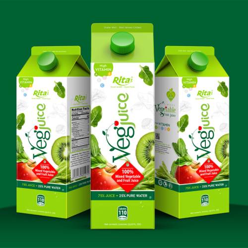 tetra pack vegetable juice packaging design 